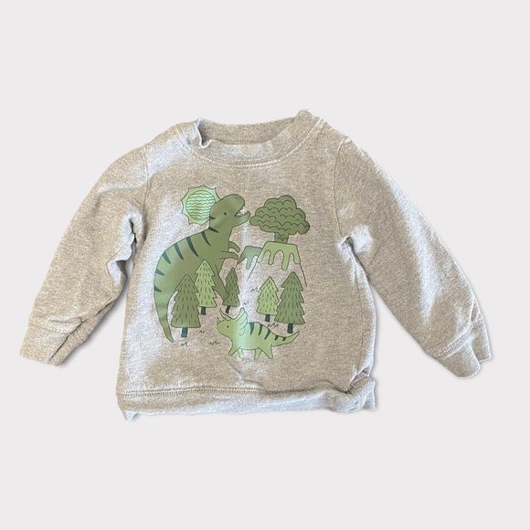 Carter's | 3/$15 Baby Boy Dinosaur Long Sleeve Shirt - Picture 1 of 4